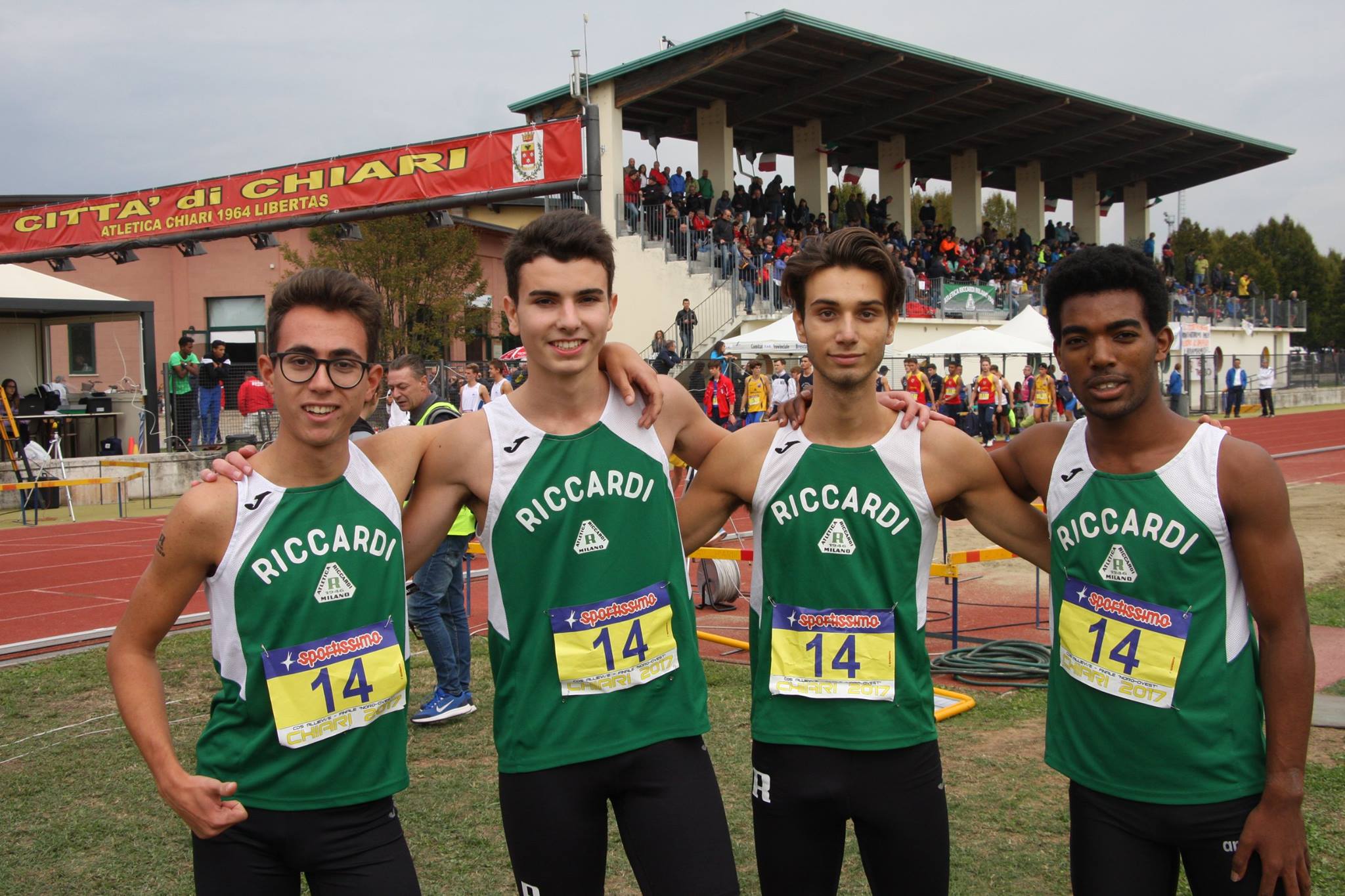 4x400 Allievi Riccardi Chiari 2017