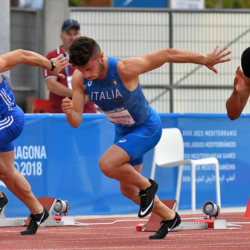 Federico Cattaneo Tarragona 2018 partenza