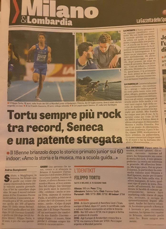 La Gazzetta dello Sport MI 2 febb 2017